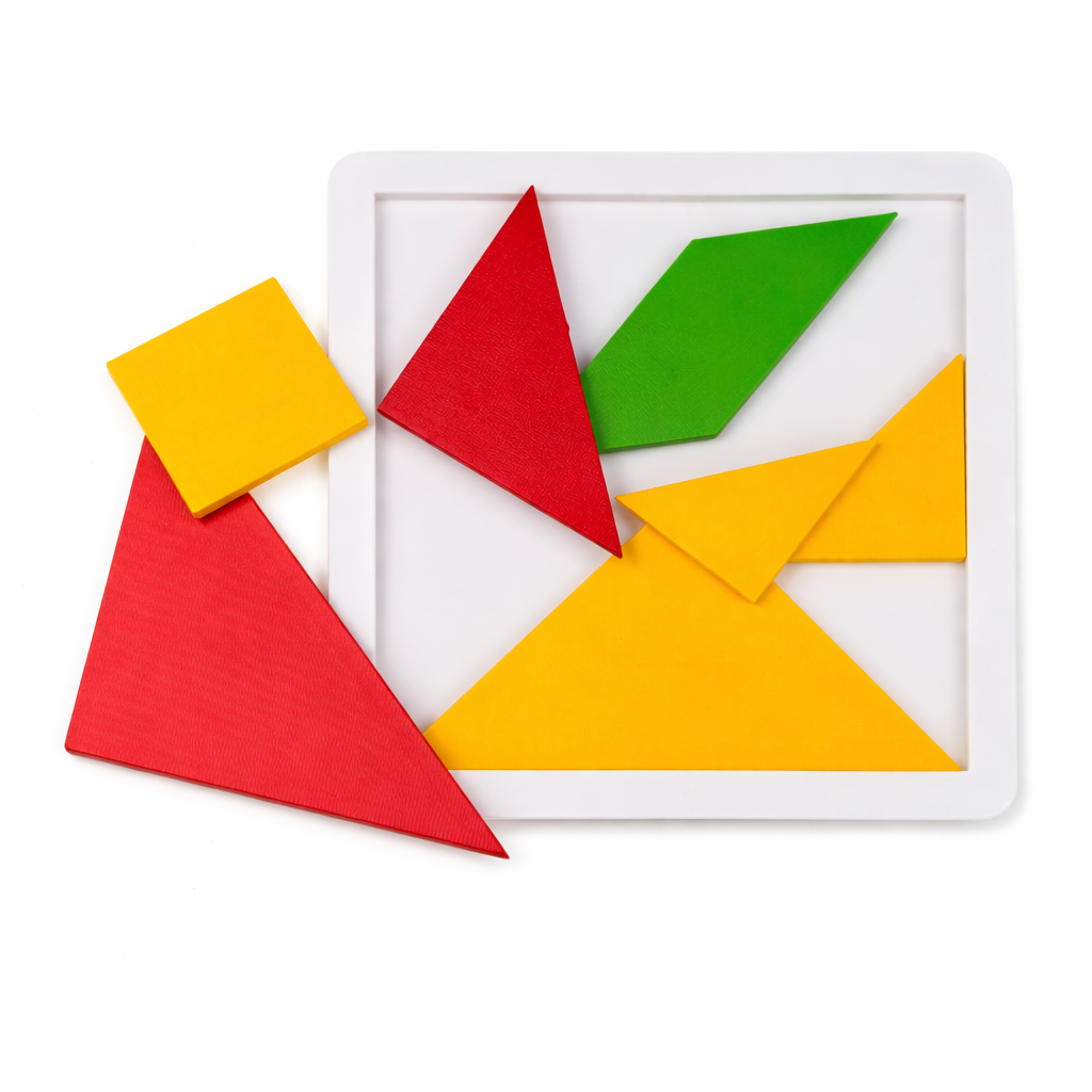 Tangram Puzzle – 7-Piece 3D Printed Brain Game