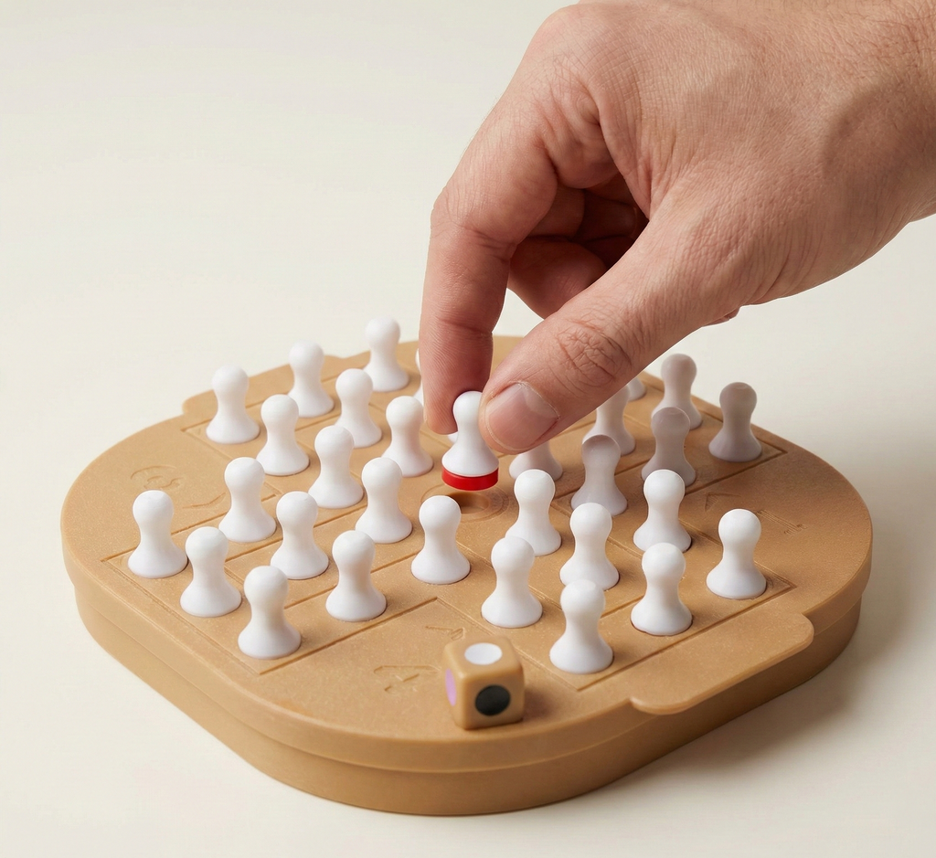 5 in 1 Board Game Set – Compact Classic Game Collection