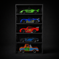 Vertical Toy Car Display Rack – 5 Slot