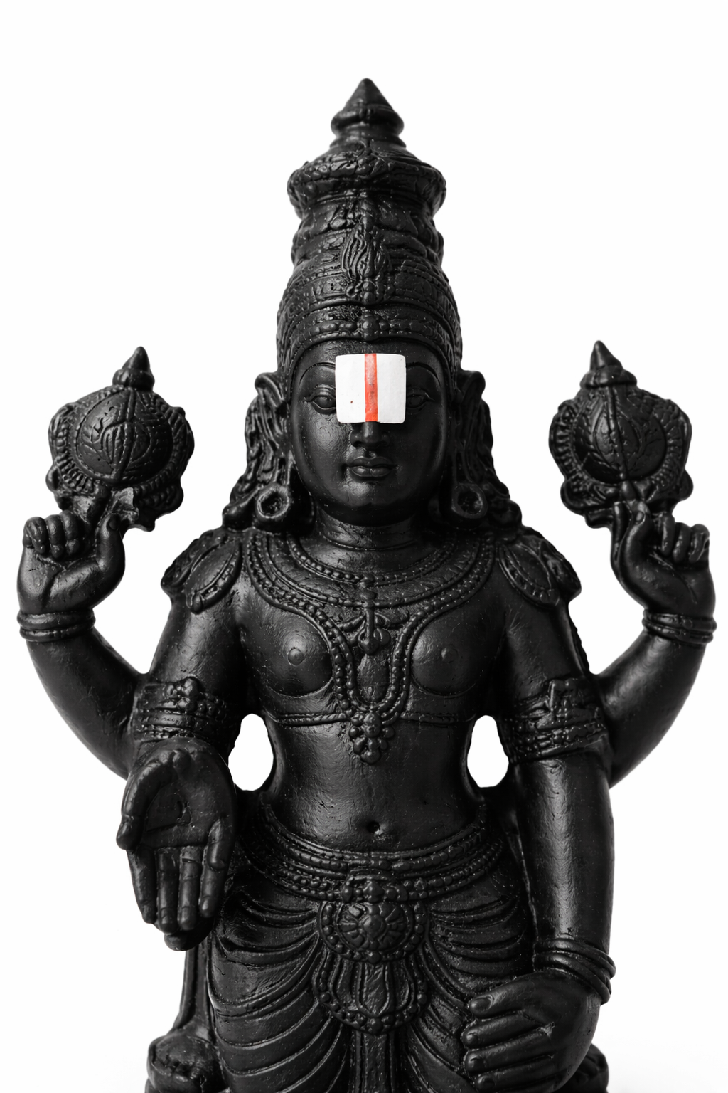 Lord Venkateswara Swami Idol – Black Decorative Statue